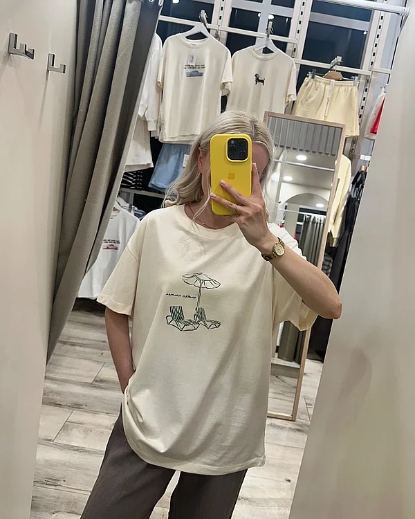 Футболка ванільний, endless summer