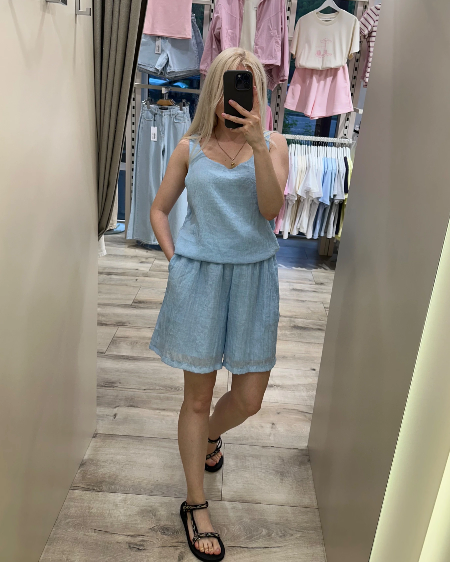 Костюм трійка в блакитному кольорі - зображення 6