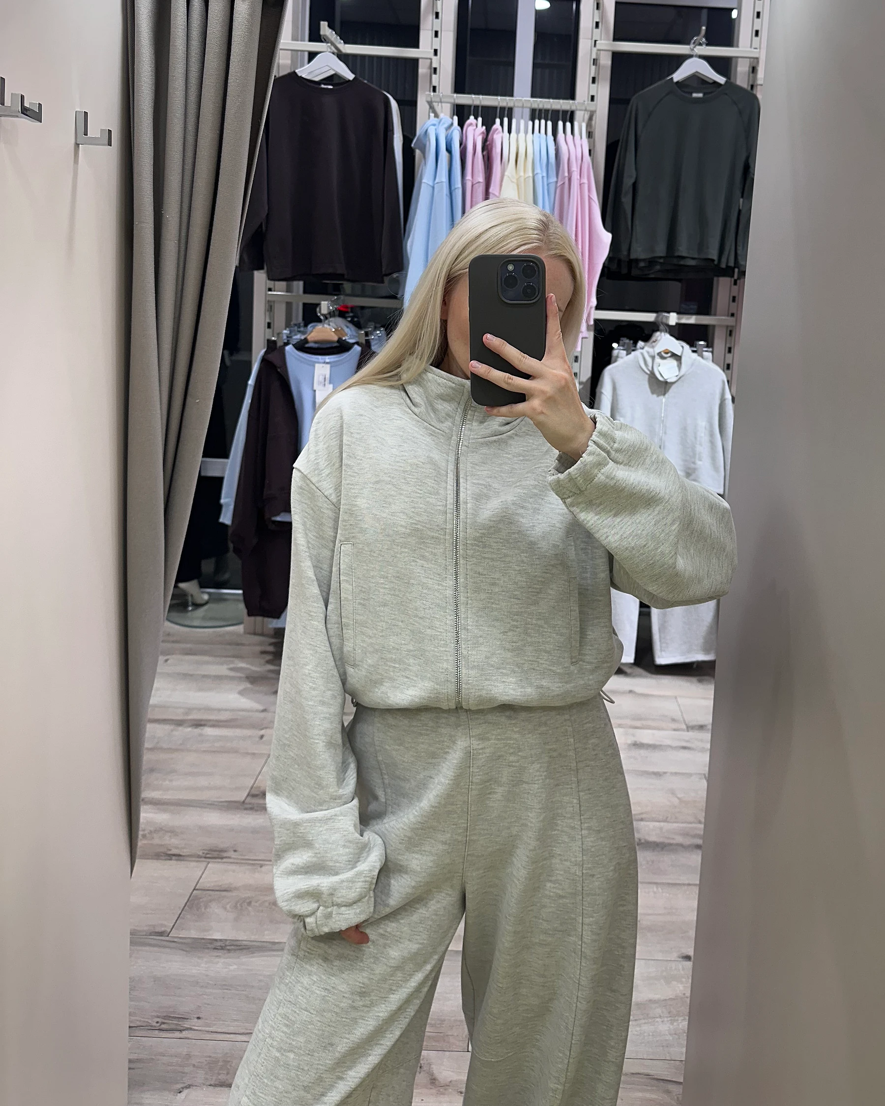 Костюм з тринитки зі full zip світшотом та штанами на регуляторах - зображення 2
